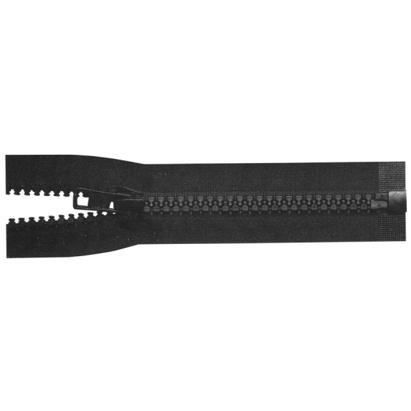 молния "трактор" разьёмная №5/75см №322 (черный)