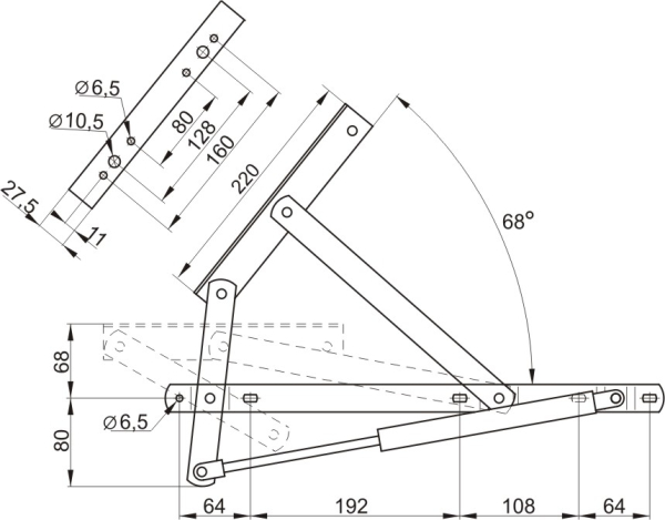 №556 механизм окулово (под шар)