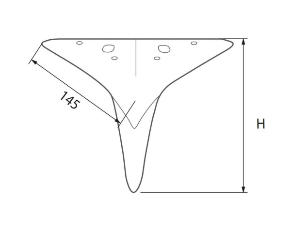 опора модель м-711 (h-150 gold)