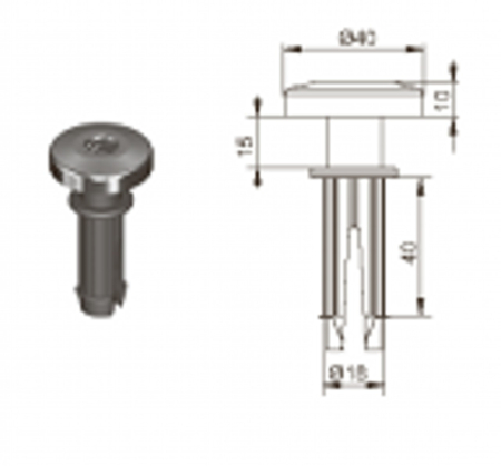 Втулка Подголовника TS 103-8