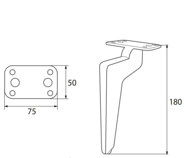 опора н-102 (н-180) (black)