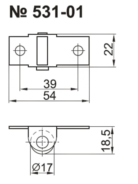 №531-01 опора колесная окулово