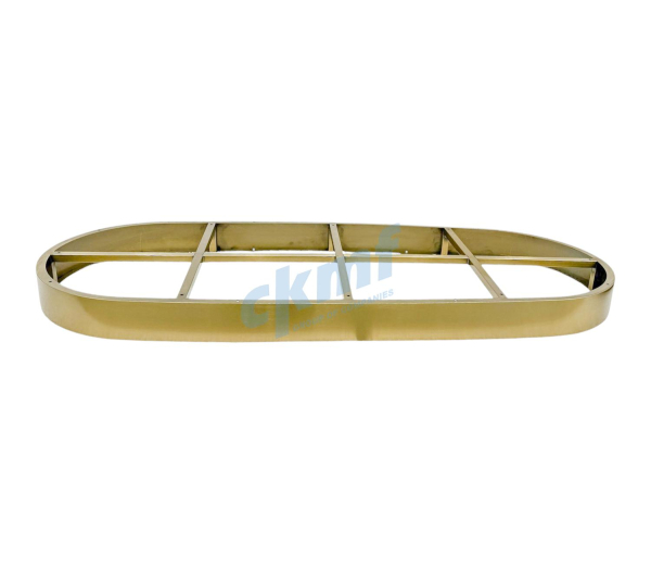 рама для пуфика или дивана c-018a  gold (1390х560х90)