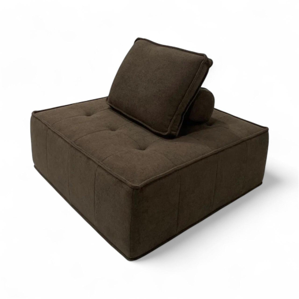 пуф ottoman h-038 (коричневый) 100х100х70