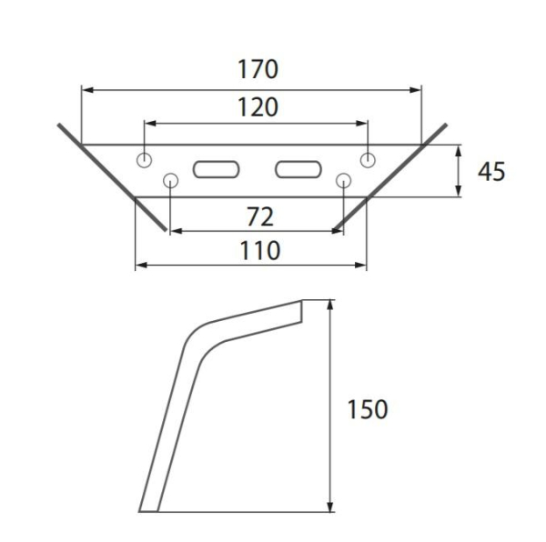 опора м-180 (н-150) (black)