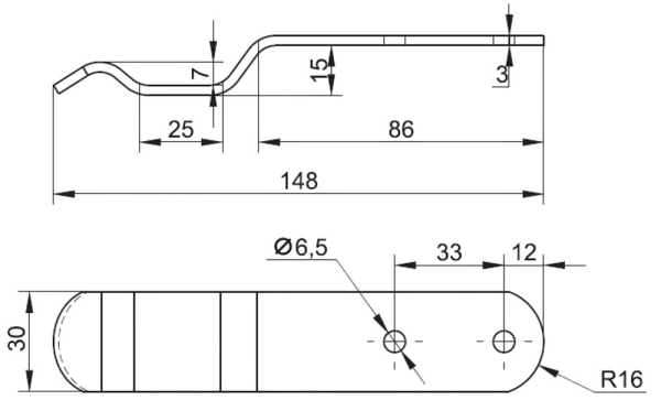 Подножка 044 чер