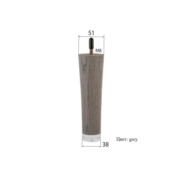 опора mj-5918 h-180 (grey)