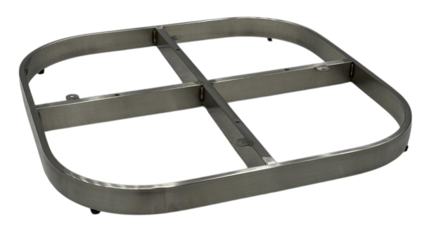 опора квадрат cq-018 (540x540 h-50 polish steel)