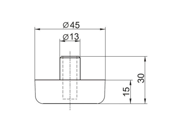 №525 опора пластик. окулово