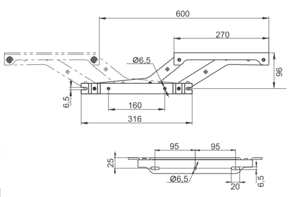 механизм трансформации 663.00.000 (серый)