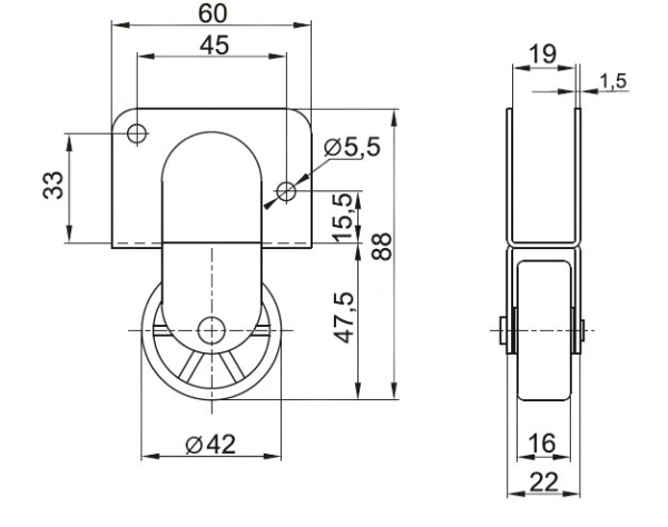 №539р опора колесная окулово