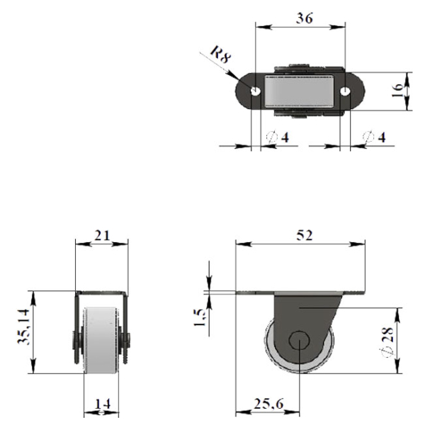 314-опора роликовая(комкор)