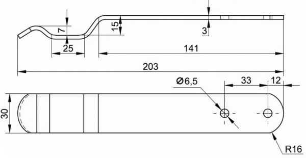 Подножка 045 чер