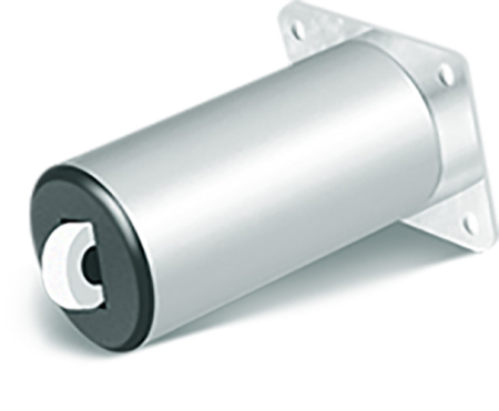 Опора прямая Н-120 с фланец+колесо