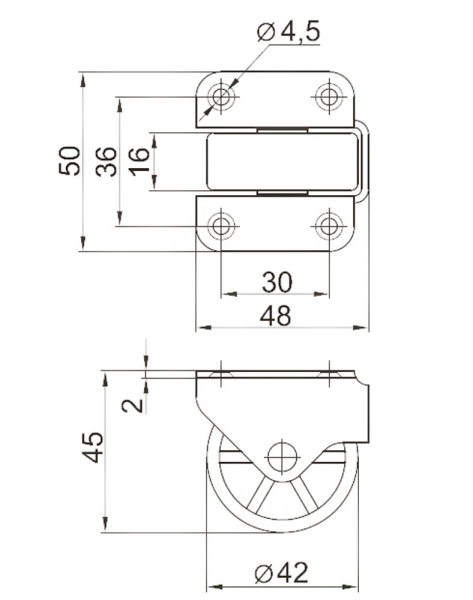 №353р опора колесная окулово