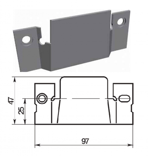 640.021 зацеп для углового дивана (кбм)