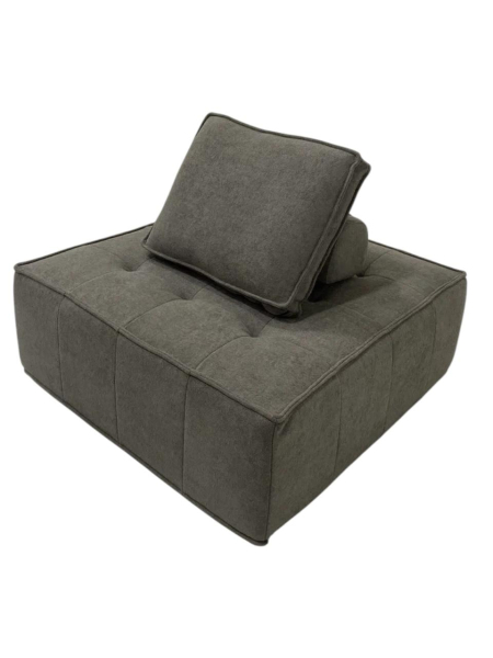 пуф ottoman h-038 (серый) 100х100х70