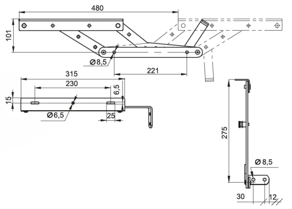 механизм трансформации 536.00.000