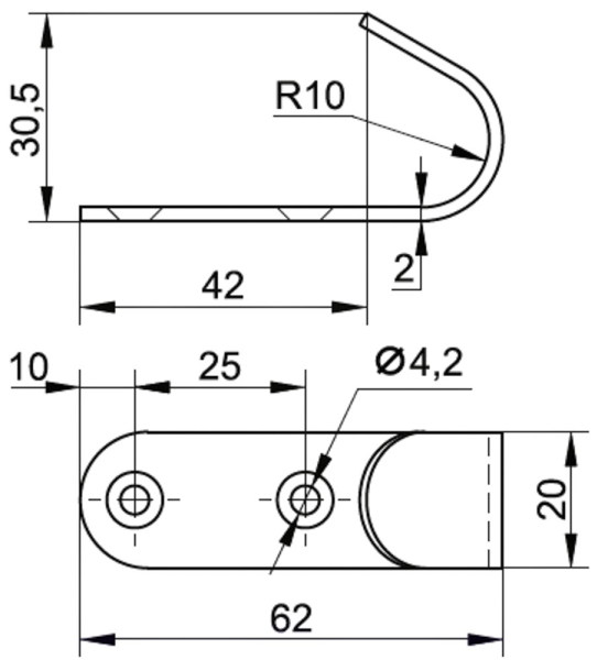 крючок 461.00.000