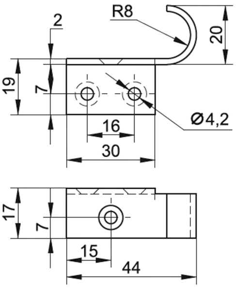 Крючок 062 чер