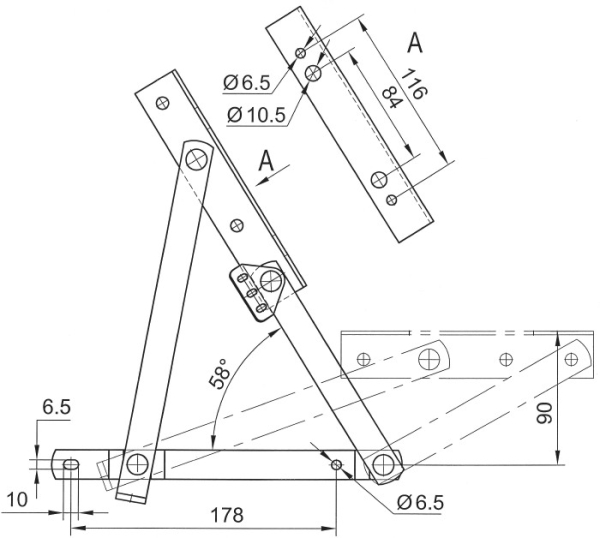 механизм подъёма 741.555.00