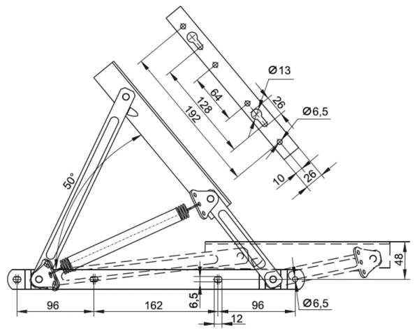 механизм подъёма матраца тахты 277.000.00 (10 к-тов)