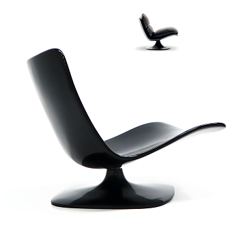 заготовка кресла h-4171 (черный пластик)