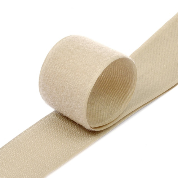 лента контактная липучка 25мм. 291 (бежевая)