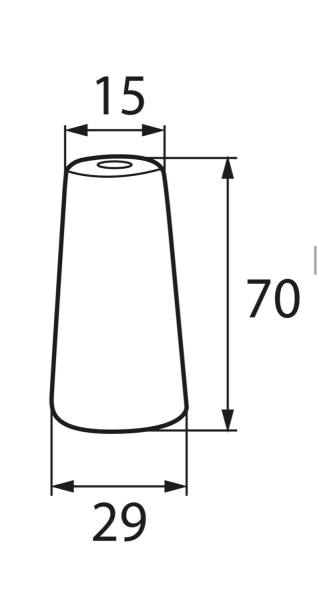 наконечник для ноги m-701-6 golden