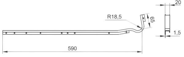 Направляюща 220 чер