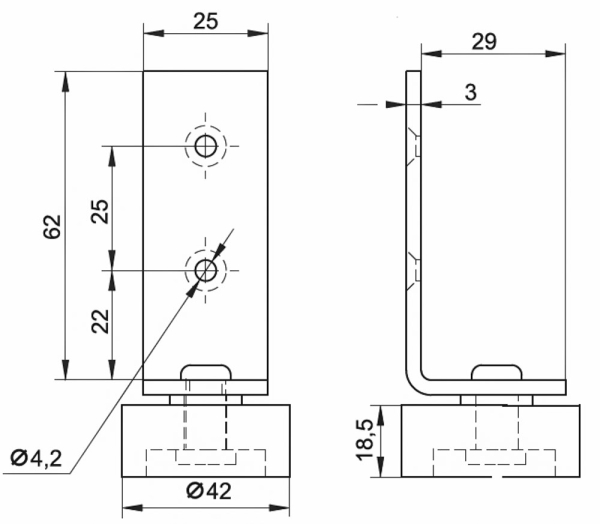 колёсная опора 459.00.000м