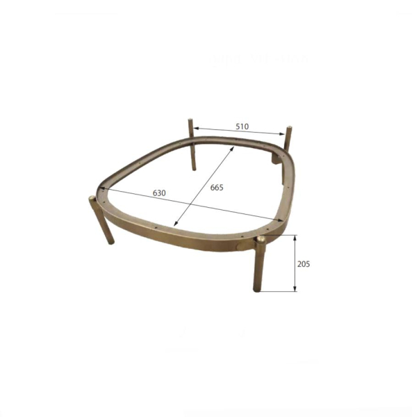 рама для пуфика mf-088 (h-200 gold)