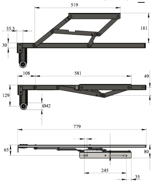 407/2-механизм"венеция усиленная"(комкор)