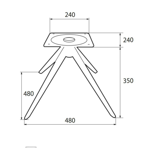 опора bm-yyc008 h-350