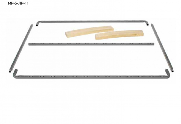кроватная рамка мр-5-лрс (1800х2000) разборная с двойным цп