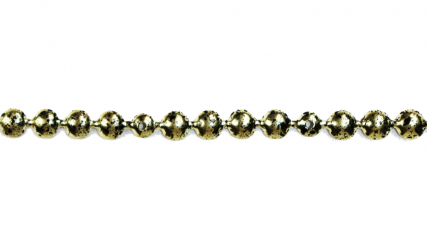 лента декоративная 9.5 мм (golden with black point)