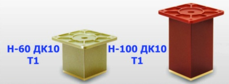 Опора ДК10 Тип1 Н-100 (пластик+мет.кольцо)