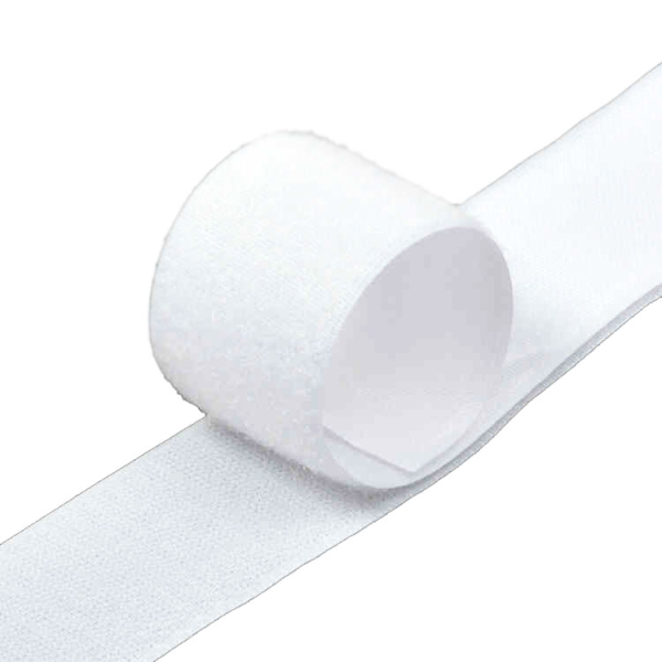 лента контактная липучка 50мм. 101 (белый) м/ч,