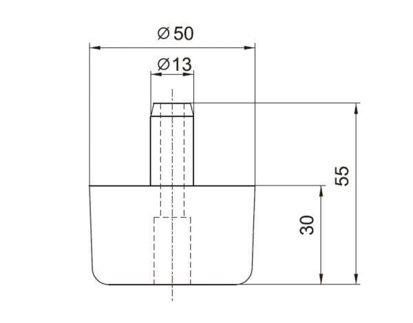 №517 опора пластик. окулово