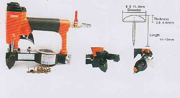 Пневмостеплер для декоративных гвоздей (TK-ZN-12E)