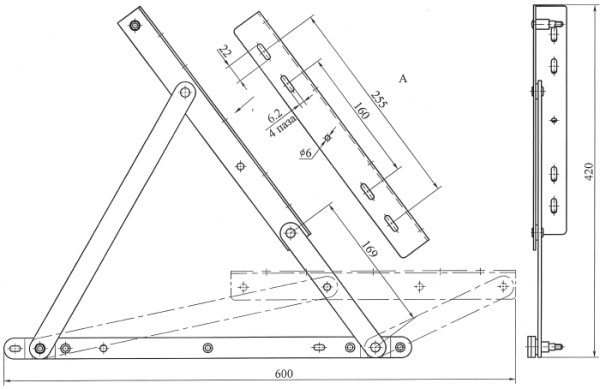 механизм подъема 741.502.00